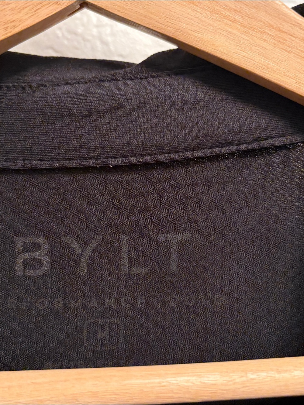 BYLT Active Performance Polo Shirt Men’s Size Medium Black - Picture 2 of 4